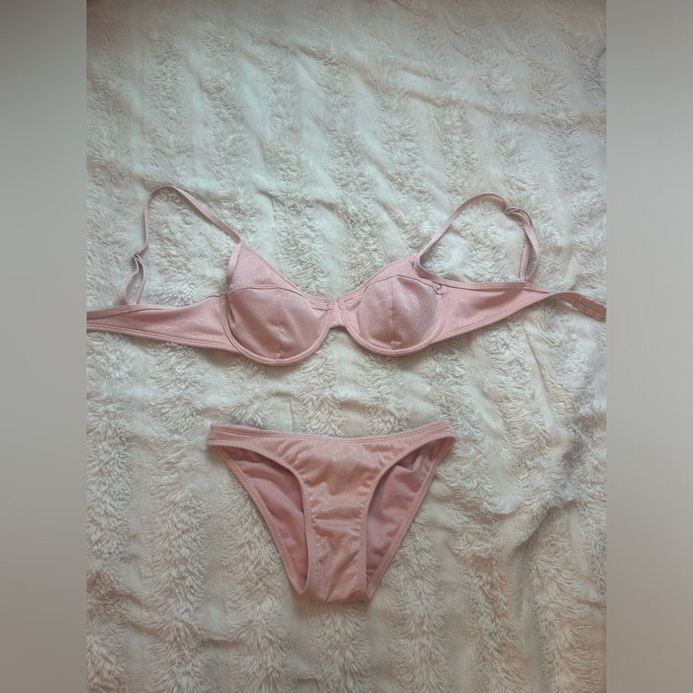 sparkly bikini set